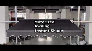 580-ハーフカセットキャノピー格納式アームオーニング