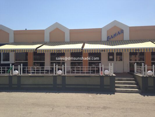 Customized Outdoor Sun Shade Aluminum Awning Half Cassette Canopy Retractable Arm Awning