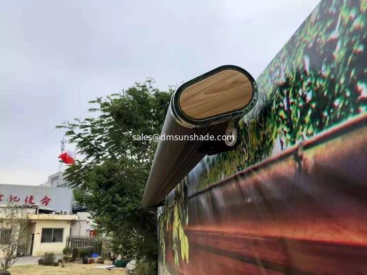 High-End Motorized Full Cassette Awning Premium Outdoor Retractable Balcony Cover with Remote Control