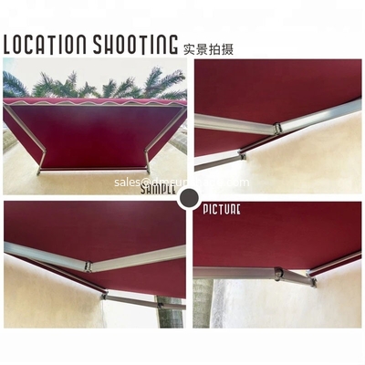 Aluminum Outdoor Open Waterproof Retractable Awning 3x2.5m