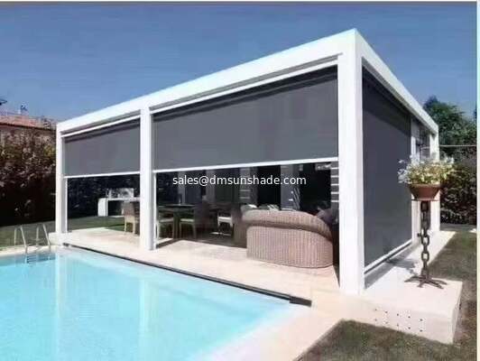 Windroof ジップトラック ブラインドキット チェーン操作式 商用および窓用カバー用途向けの耐久性のあるソリューション