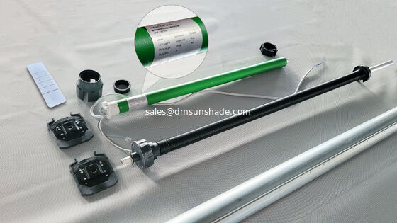 Hot Sales Motorized Spring Windproof Zip Blinds for Patio & Balcony Manual Auxiliary Lifting Roller Blind